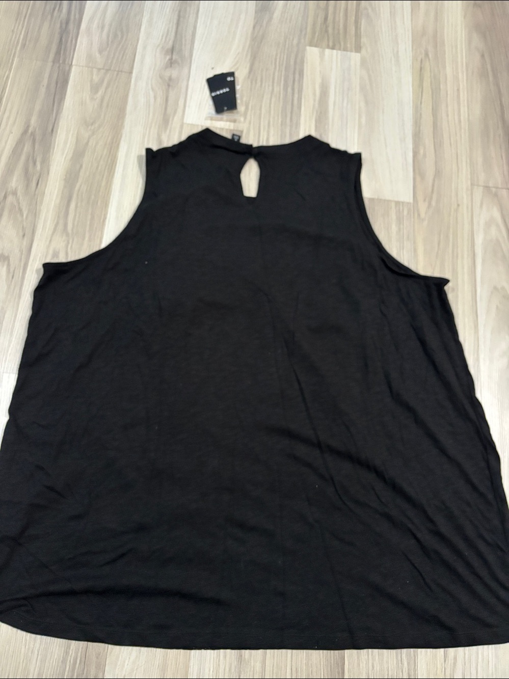 Torrid Black Lace-Front See Through Sleeveless Tank Top Size 4X NWT - Picture 8 of 11